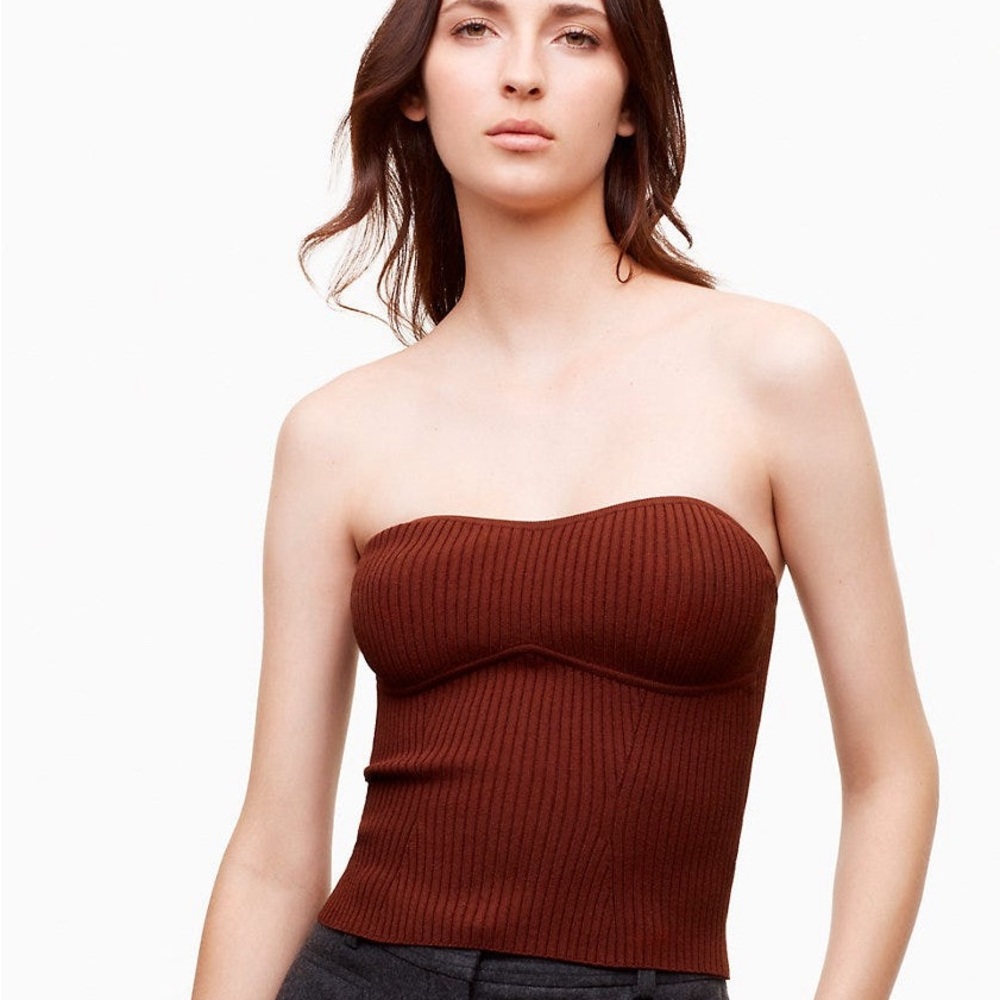 Aritzia Wilfred Saraille Knit Top